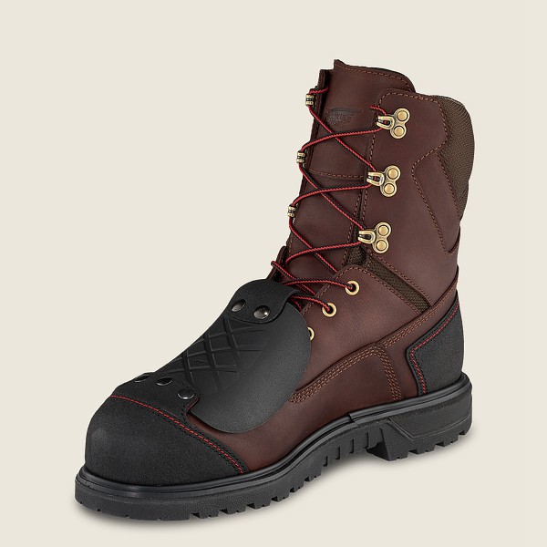 Red Wing Safety Boots Brnr Xp - 8-Inch Waterproof Toe Metguard - Brune/Svart - Herre 6723-MTPOW